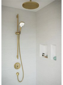HANSGROHE ShowerSelect S termostat pod omietku pre 2 spotrebiče, leštený vzhľad zlata, 15743990