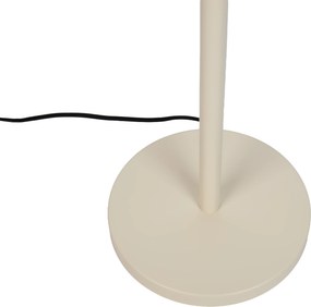 Japandi stojaca lampa béžová s viacfarebným tienidlom so zvieracím vzorom 50 cm - Simplo