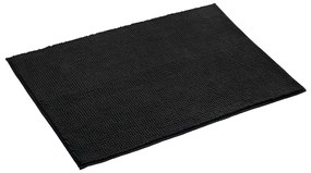 BISK Erga Basic, kúpeľňová predložka 80x50 cm, model 6 Chenille Rolled, čierna, ERG-08686