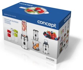 Concept SM3391 - Smoothie mixér s príslušenstvom 700W/230V biela