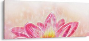 Obraz lotusového kvetu (120x50 cm)