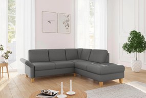 XXXLutz ROHOVÁ SEDAČKA, textil, tmavosivá Sit & More - Sedačky - 000144016181