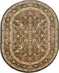 DC Koberec Orient ovál 007 zelená Rozmer: 60×100 cm