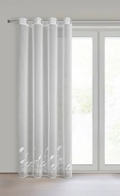 ZÁCLONA NA KRÚŽKOCH TASHA 140X250 CM VZOROVANÁ