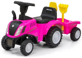 Odrážadlo New Holland T7 traktor ružové