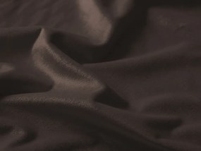 Biante Veľký zamatový obdĺžnikový obrus Velvet Premium SVP-016 Tmavo hnedý 240x280 cm