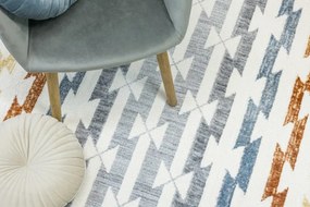 Koberec BROADWAY C0784 biely / žltý / krémový