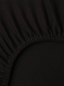 Jersey plachta Classic 160 × 200 cm - tmavo hnedá