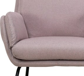 Hojdacie kreslo Lindberg, staroružová látka