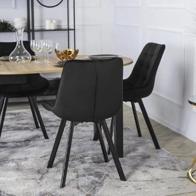 PROXIMA.store - Čalúnená jedálenska stolička RICK FARBA: béžová, MATERIÁL: zamat