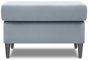 Svetlomodrá zamatová podnožka Kyoto – Cosmopolitan Design