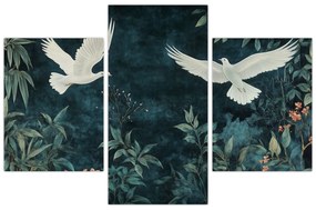 Obraz - Dve holubice (90x60 cm)