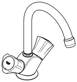 GROHE 21375001 - Umývadlová batéria COSTA L lesklý chróm