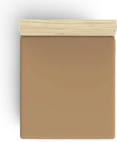 Hnedá napínacia bavlnená plachta 140x200 cm – Mijolnir