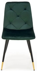 Designová stolička Nypo tmavo zelená