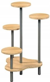 Kvetinový stojan ELIS 72,5 cm dub sonoma