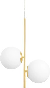Toolight Toolight, závesné svietidlo 2xE27, G118-2CP, zlatá, OSW-09737