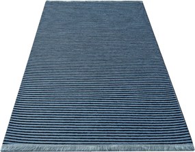 DY Modrý pruhovaný koberec Diamond 01 Rozmer: 200x290 cm