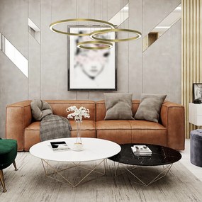 Závesné LED svietidlo Galaxia, 3x LED 85w, 3500k, g