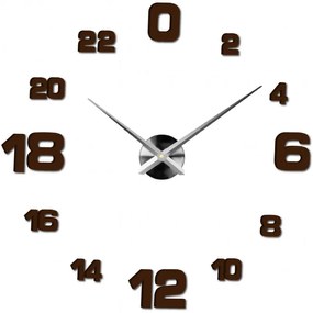 Moderné nalepovacie nástenné hodiny | 3D hodiny 12S022-Wall clock