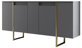 Skrinka Luxe Anthracite and Gold