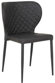 Tmavosivé jedálenské stoličky v súprave 4 ks Pisa – House Nordic