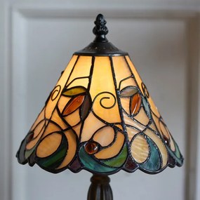 Endon 64196 - Stolná lampa Tiffany JAMELIA 1xE14/40W/230V pr. 20 cm