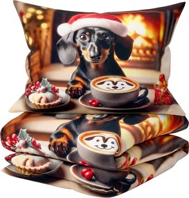 3D flanelové obliečky z mikrovlákna WARM WOOFS farebné + obliečka na vankúšik 40x50 cm zdarma Rozmer obliečky: 70 x 90 cm | 140 x 200 cm