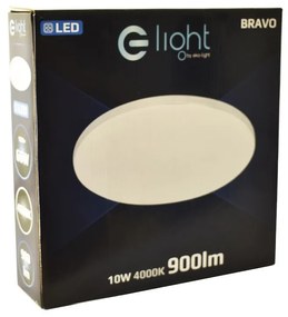 Stropné LED svietidlo Bravo, 1x LED 10w, 4000k, ch