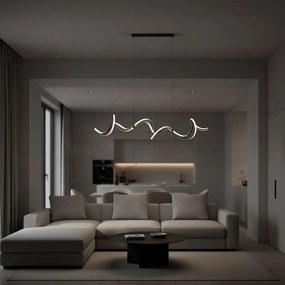 Závesné LED svietidlo Colia, 1x LED 55w, 4000k, b/g