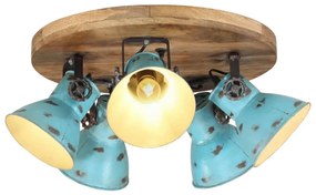 Stropná lampa 25 W šmuhovaná modrá 50x50x25 cm E27 371834
