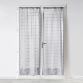 Sivé voálové záclony v súprave 2 ks 70x200 cm Candide – douceur d'intérieur