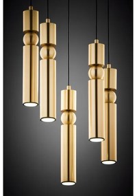 Jupiter 2020 - Luster na lanku ALAS 5xGU10/10W/230V zlatá