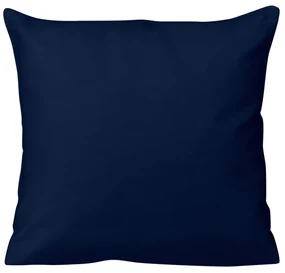 SATÉNOVÁ OBLIEČKA NA VANKÚŠ 40X40CM TMAVOMODRÁ