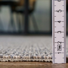 Timzo, Metrážny koberec Rubin 2113 l. beige, na mieru, šíře 4m, béžová, ab (mriežka), chodba / predsieň