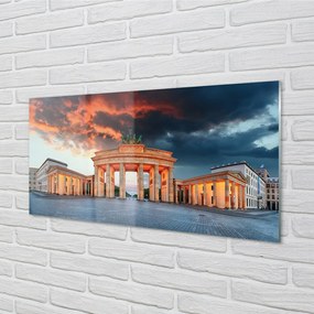 Sklenený obraz Nemecko Brandenburg Gate 125x50 cm