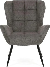 Kreslo ušiak SKAGEN GREY