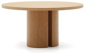 Okrúhly jedálenský stôl v dekore duba ø 150 cm Nealy – Kave Home