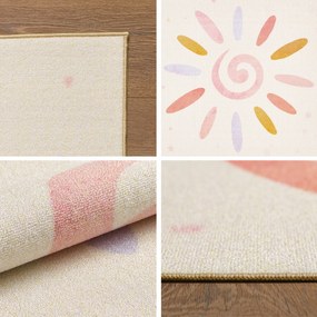 Ayyildiz, Detský kusový koberec Play 2021 Cream, 100x150, béžová, detská izba