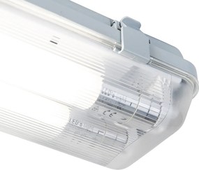 TL svietidlo sivé vrátane LED 15W 2250 lm 4000K IP65 - Base