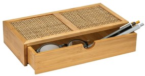 Bambusový kúpeľňový organizér Wenko Allegre, 28 x 6 cm
