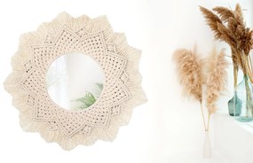 Tutumi Tutumi, nástenné zrkadlo Boho 60cm 322051, HOM-03007