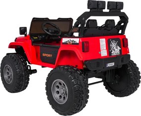 Elektrické autíčko Extreme Sport 4x4 červené