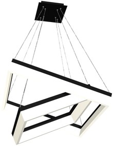 Závesné LED svietidlo Nero, 2x LED 80w, 4000k, b