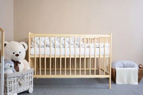 NEW BABY Detská borovicová postieľka New Baby BASIC Dominic - EKO