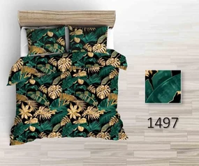 INTERMEDIC SK Posteľná obliečka Jungle Black 140x220 / 70x90 cm