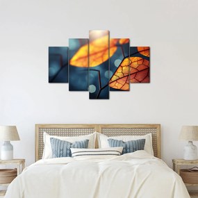 Obraz - Textúra listov (150x105 cm)