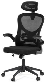 Kancelárske kreslo KA-K2021 BK, čierna sieťovina