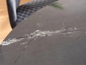 Jedálenský stôl Celestina (čierna + čierna) (pre 4 osoby). Akcia -13%. Vlastná spoľahlivá doprava až k Vám domov. 1050077