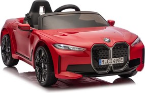 LEAN CARS Elektrické autíčko BMW i4 4x4 JE1009 červené